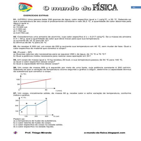 Exercícios extras_calorimetria