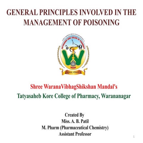 1. General principles involved in the management of poisoning.pptx