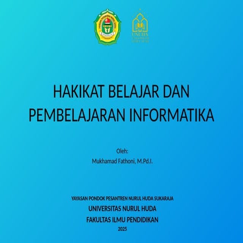 Hakikat Belajar dan Pembelajaran Informatika.pptx