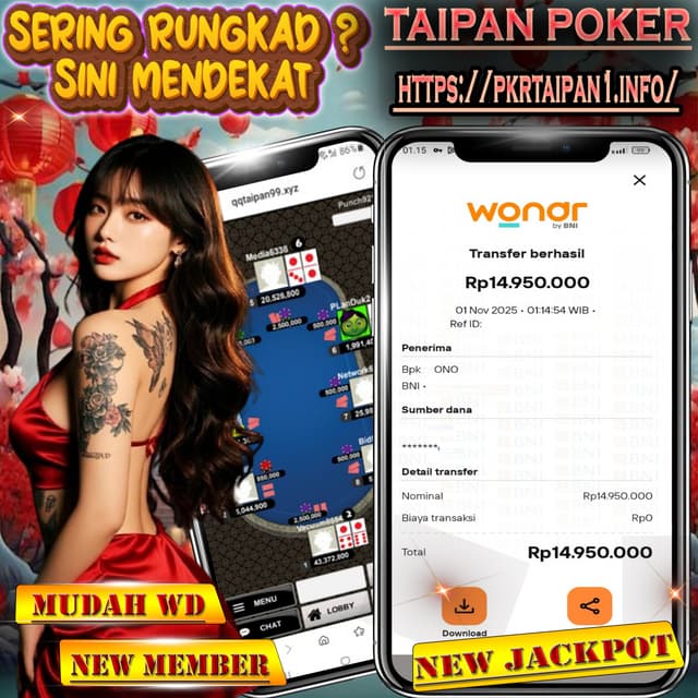 bukti kemenangan hari ini di taipan99 new nember jackpot
