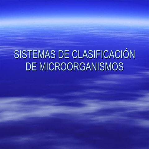 1.4 sistemas de clasificación de microorganismos