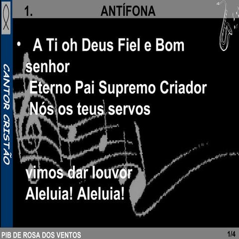 1. antífona c