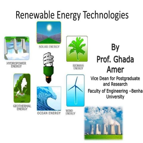 Renewable Energy Technologies Course Chapter 1