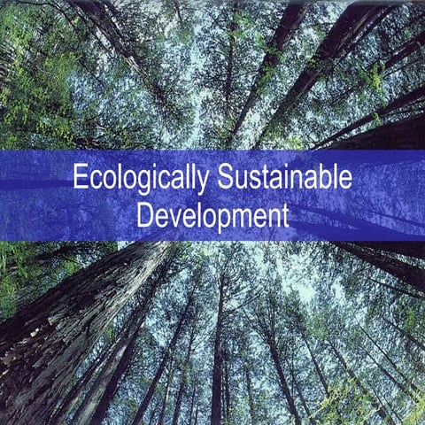 1. ecologically sustainable development