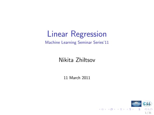 1 - Linear Regression