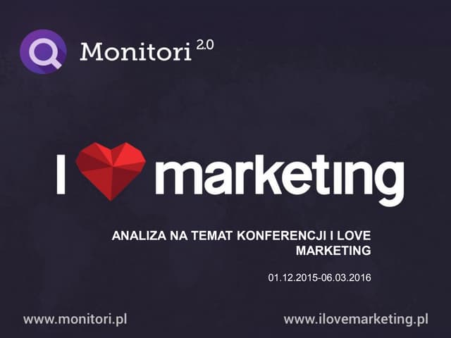 Raport - konferencja I ♥ Marketing, 1.03.2016
