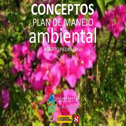 Conceptos Plan de Manejo Ambiental