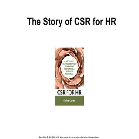 CSR for HR