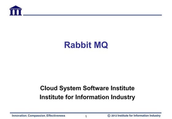 Rabbit MQ introduction