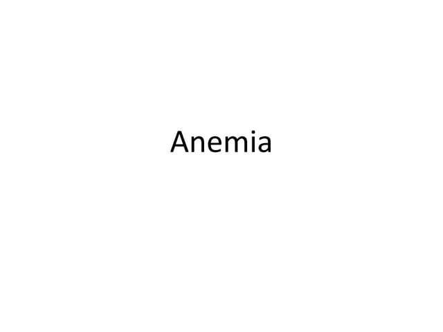 10 anemia