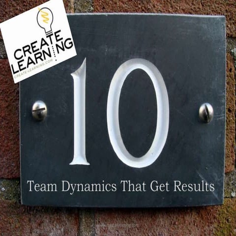 10 Team Dynamics That Get Results