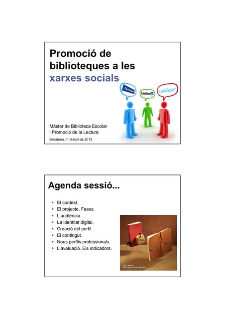 Promoció de biblioteques a les xarxes socials