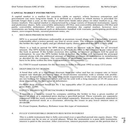 Capital-Market-instruments