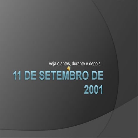 11 de setembro de 2001