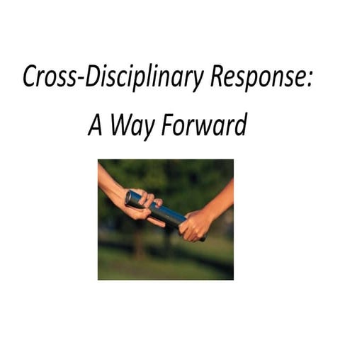 1,2 braun, denholme cross disciplinary response - powerpoint