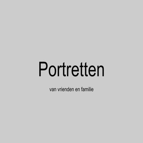 Portretten