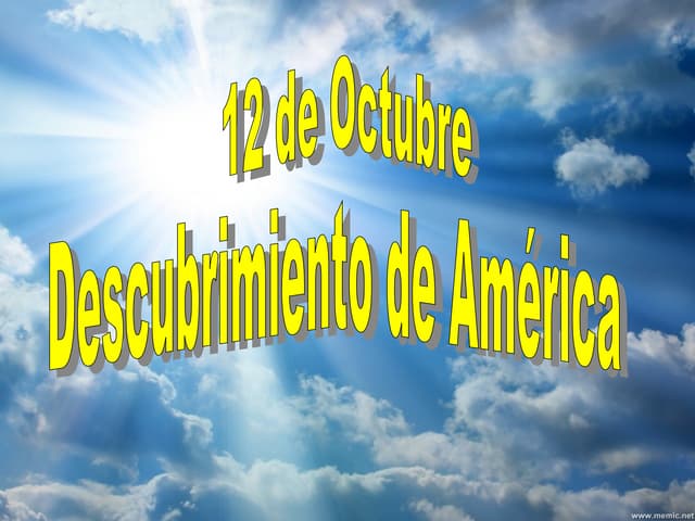 12 de octubre descubrimiento de américa