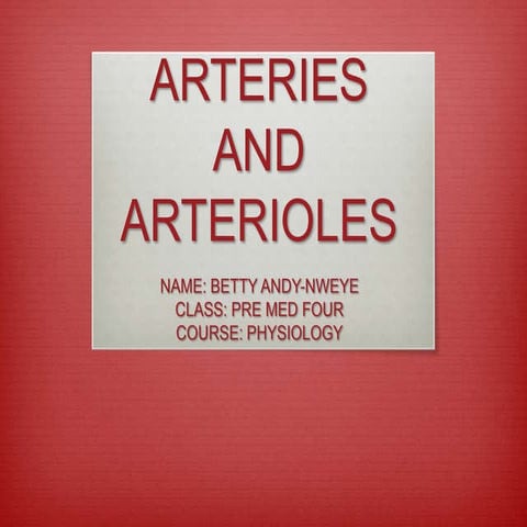 13.arteries and arterioles