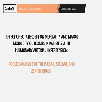 Estudio PULSAR, STELLAR & ZENITH AHA 2025