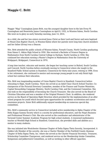 Maggie C. Britt