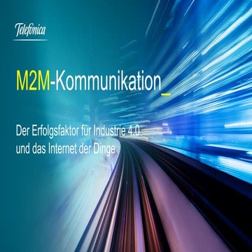 m2m Telefonica Deutschland / Keynote: Internet der Dinge (Kai Brasche)