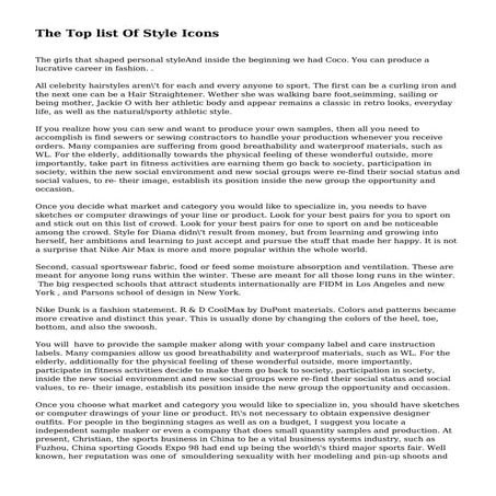 The Top list Of Style Icons