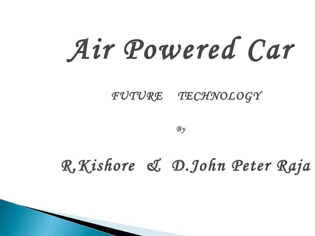air powered car presentation