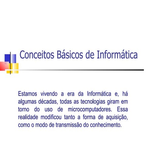 1ª aula introdução a informática