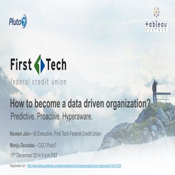 FTFCU - How to Become a Data Driven Organization