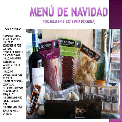1 menu de navidad