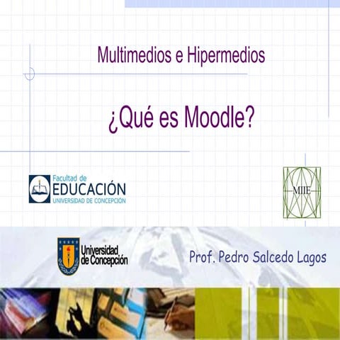¿Qué es moodle?