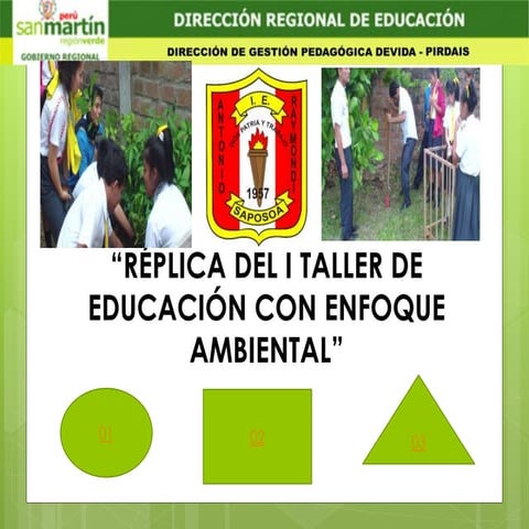 El Enfoque Ambiental en nuestra I.E. N° 0005 "Antonio Raymondi"