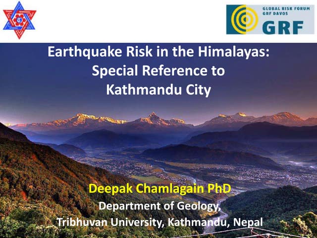 Disaster risk reduction in the Hindu Kush – Himalayan Region