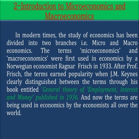 2 introduction to microeconomics and macroeconomics