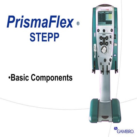2   prismaflex crrt basic components - seg 2