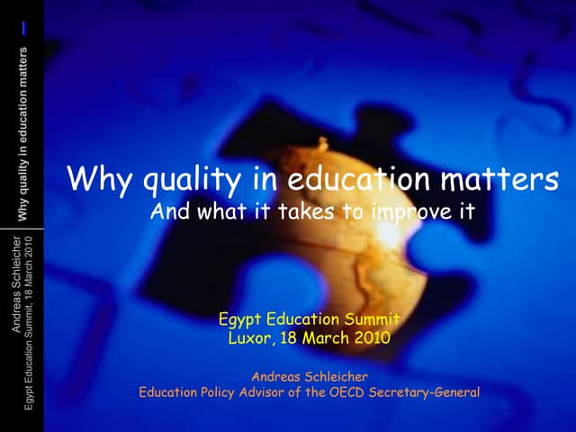 Long-term economic impact of better skills