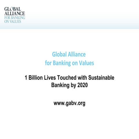 Global Alliance for Banking on Values