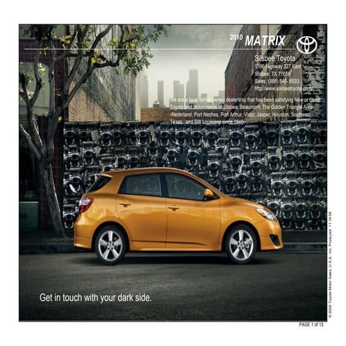 2010 Toyota Matrix near Houston, TX