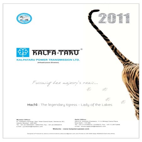 2011 Kalpataru Calender