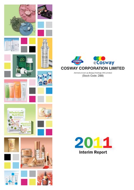 eCosway 2011 Company Interim Report - eCosway UK and International