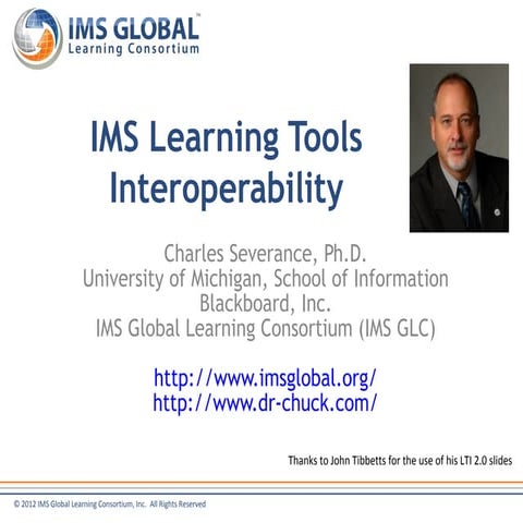 IMS Learning Tools Interoperability (Smart ICT Korea)