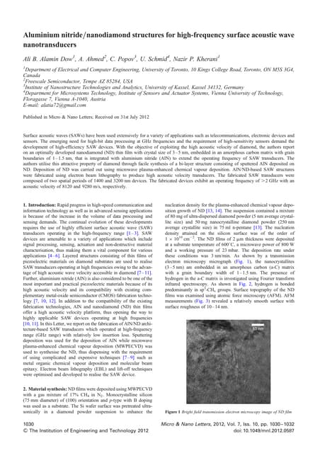 2012 alamin dow-micro and nano letters-al n-nanodiamond saw