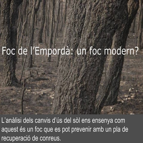Foc de l'Empordà: un foc modern?