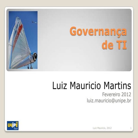 Fundamentos de Governança de TI 