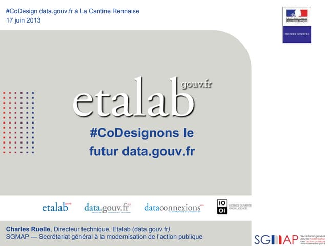 CoDesign de data.gouv.fr à la Cantine Numérique Rennaise