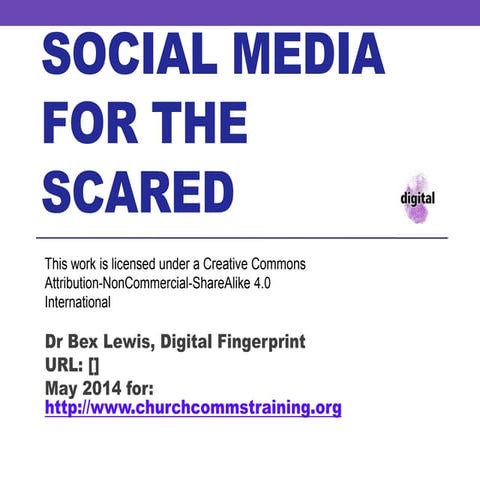 Social Media for the Scared for @C_of_E