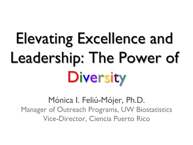 Elevating Excellence and Leadership: The Power of Diversity