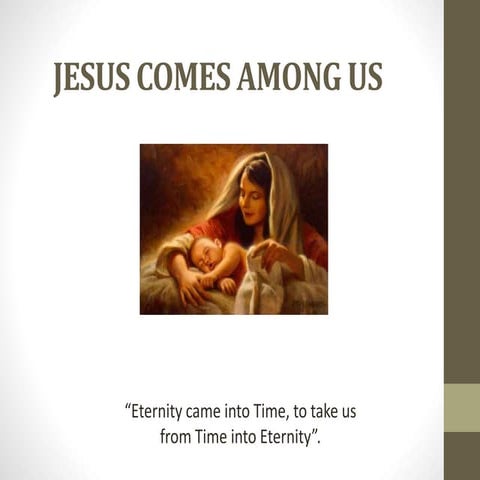 20141012   jesus comes among us and undergoes baptism & temptations 2014