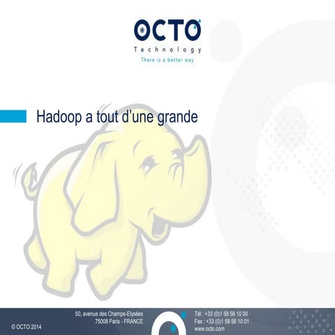 Petit-déjeuner OCTO : Hadoop, plateforme multi-tenant, à tout d'une grande !