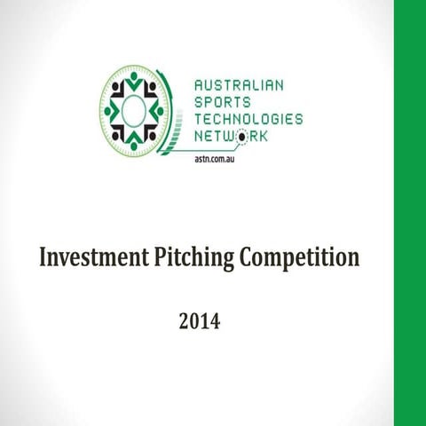 2014 sports tech pitching competition (competition details presentation)
